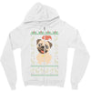 ugly sweater dog Zipper Hoodie