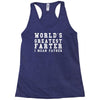 world's greatest farter funny Racerback Tank