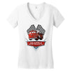 grandma fire trucks Women's V-Neck T-Shirt