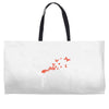 banksy headshot butterfly Weekender Totes