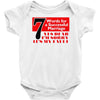 funny  7 words for marriage, ideal gift, birthday present Baby Bodysuit