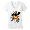 pumpkin time! Women's V-Neck T-Shirt
