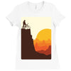break on the mountain Ladies Fitted T-Shirt