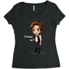 i know Women's Triblend Scoop T-shirt