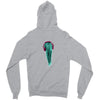 headphones girl Zipper Hoodie