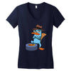 perry agent p Women's V-Neck T-Shirt