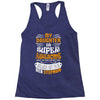 My Daughter Is Super Awesome Her Stepmom Racerback Tank