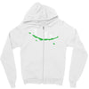 aliens Zipper Hoodie