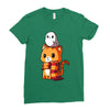 brave kitty Ladies Fitted T-Shirt