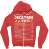 December Girl Facts Capricorn Zipper Hoodie