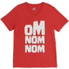 om nom nom V-Neck Tee