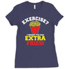 exercise Ladies Fitted T-Shirt