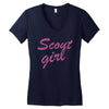 scout girl Women's V-Neck T-Shirt