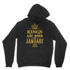 kings are born in january Unisex Hoodie