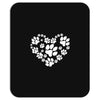 cat love paw Mousepad