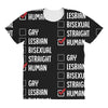 Lgbt Checklist All Over Women's T-shirt