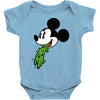 mickey puke Baby Onesie