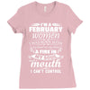 I Am A February Women Ladies Fitted T-Shirt