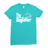 the dogfather   boxer Ladies Fitted T-Shirt