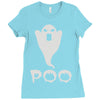 ghost poo Ladies Fitted T-Shirt