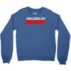 here comes the boom das schwergewicht kevon james mma film fun Crewneck Sweatshirt