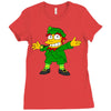 happy saint patrick day simpson Ladies Fitted T-Shirt
