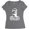 rollins for president  funny  comic henry rollins punk rock tv p Women's Triblend Scoop T-shirt