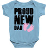 proud new girl Baby Bodysuit