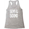 senti il sound marco mengoni Racerback Tank