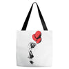 red balloons Tote Bags