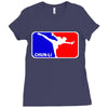 chunli nba style Ladies Fitted T-Shirt
