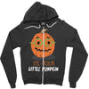 spec tacular pumpkin Zipper Hoodie