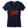 sexual tyrannosaurus Women's V-Neck T-Shirt