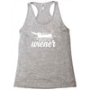 you want to hold my wiener Racerback Tank