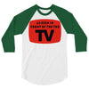 as seen in front of the the tv 3/4 Sleeve Shirt