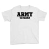 army veteran black logo Youth Tee