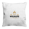 Wildlife Camping Throw Pillow