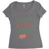 i just want to drink wine &amp; bake christmas cookies Women's Triblend Scoop T-shirt