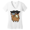 pirates face Women's V-Neck T-Shirt
