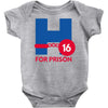 hillary for prison Baby Onesie