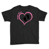 Baby Girl with Heart Any Name Customized Youth Tee