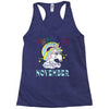 unicorns are born in november cute unicorn Racerback Tank