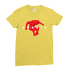 khabib air Ladies Fitted T-Shirt