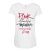 pink beautiful trauma world tour 2018 Maternity Scoop Neck T-shirt