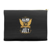 All Men Are Created Equal But Only The Best Are Born In July Accessory Pouches