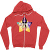 the crystal gems Zipper Hoodie