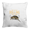 they see me rolling Throw Pillow