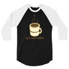 funny retro coffee 3/4 Sleeve Shirt