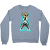 pizza shark graphic Crewneck Sweatshirt