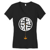 death star Women's V-Neck T-Shirt